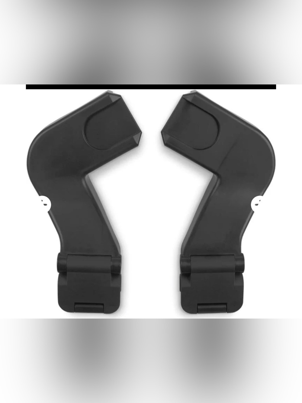 Universal Black Stroller Adapter for Infant Car Seat